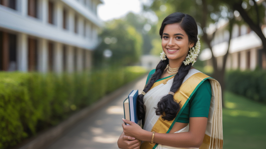 Kerala Saree for College Students