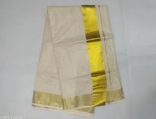 1/4 " micro checked bch saree 6.25 m